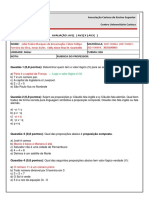 Avaliação de Lógica Matemática com 10 Questões