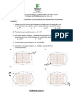 Avaliação Matemática Trigonometria