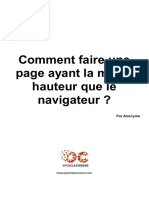 145147 Comment Faire Une Page Ayant La Meme Hauteur Que Le Navigateur