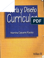 391541191 Teoria y Diseno Curricular Libro de Martha Cassarini