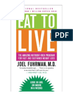Eat To Live: The Amazing Nutrient-Rich Program For Fast and Sustained Weight Loss - Joel Fuhrman