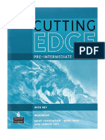 New Cutting Edge Pre-Intermediate Workbook With Key - Sarah Cunningham