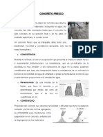 Conceptos de Concreto Fresco