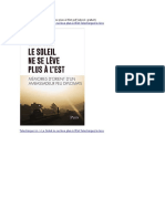 Télécharger Le Soleil Ne Se Lève Plus À L'est PDF (Ebook Gratuit)