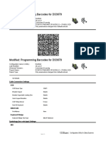 Programming Barcode DS3678 Modified