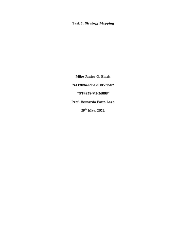 Task 1 Strategy and Strategy Lenses | PDF | Strategic Management ...