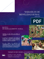 Variables de Movilidad Rural