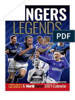 The Rangers Legends A3 Calendar 2021 - Football (Soccer, Association Football)