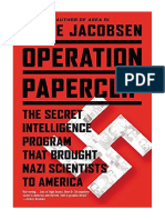 Operation Paperclip: The Secret Intelligence Program That Brought Nazi Scientists To America - Annie Jacobsen