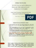 Diskusi Panel Ini Dari Kejati, Ibu Nurul F Damayanti SH MH