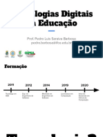 Tecnologias Digitais Na Educação