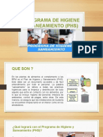 Programa de Higiene y Saneamiento (PHS) Qaliwarmsa