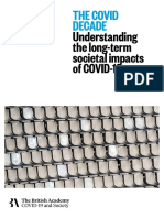 COVID Decade Understanding Long Term Societal Impacts COVID 19