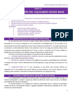 Tema 17. Regulación Del Equilibrio Ácido-Base