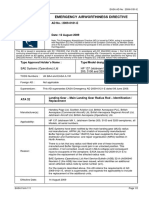 Easa Emergency Airworthiness Directive: AD No.: 2009-0181-E