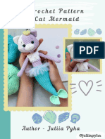 Crochet Pattern Cat Mermaid: Author - Juliia Pyha