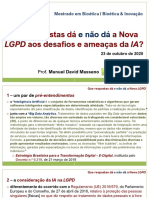 Que Respostas Da e Nao Da a Nova LGPD Ao