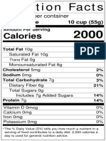 NutritionLabel