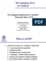 ASTM Committee D-32 on Catalysts