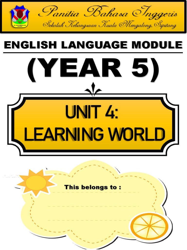 Modul Bi (Year 5 Unit 4) - Set 1 | PDF