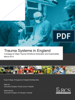 RCS Trauma Systems in England