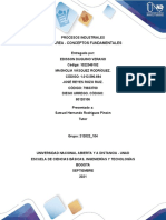 Procesos industriales: conceptos fundamentales de materiales