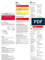 Safety Technical Data: Operating Instructions