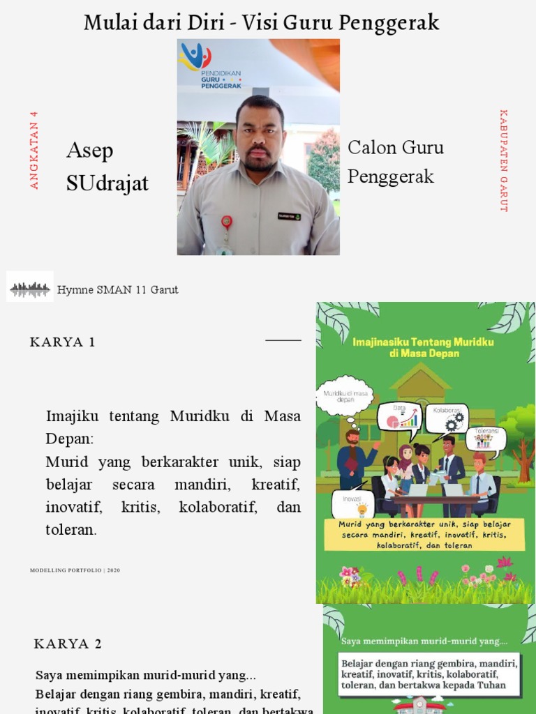 Visi Guru Penggerak untuk Murid Mandiri | PDF | Karier & Perkembangan