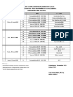 Jadwal Uas Ganjil 2021 Psik