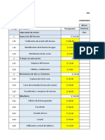 Presupuesto y Curva S