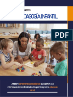 Brochure Pedagogia Infantil - Horario AM