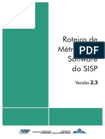 Roteiro de métricas de software do SISP versão 2.3