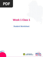 W1 C1 Student Worksheet