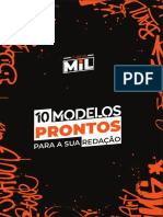 E-Book 10 Modelos Prontos para Sua Redação