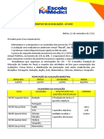 Informativo Da 3 Avaliação - 6ºano