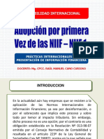 17. ADOPCION POR PRIMERA VEZ DE NIIF - NIIF 1