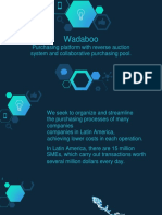 Wadaboo: Purchasing Platform With Reverse Auction System and Collaborative Purchasing Pool
