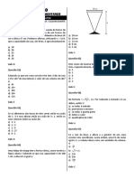 Cone: Área e Volume - Exercícios Complementares