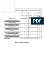 Matriz de Autoevaluación y Coevaluación