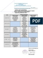 Jadwal Guru Pendamping Shalat Dhuha - Shalat Zuhur & Shalat Ashar - Nopember 2021