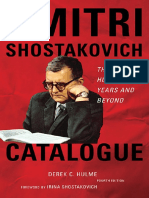 Dmitri Shostakovich Catalogue the First Hundred Years and Beyond, 4th Edition by Derek C. Hulme (Z-lib.org)