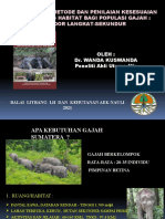 Metode Penilaian Daya Dukung Habitat Gajah