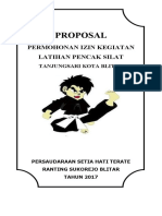 Proposal Buka Latihan