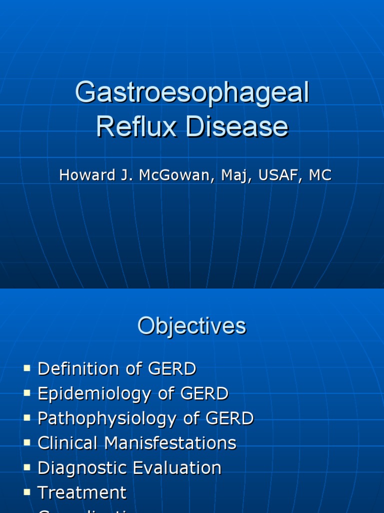 Ppt Pathophysiology And Diagnosis Of Gerd Powerpoint 753x474