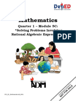 Math8 q1 Mod5c Solving Problems Involving Rational Algebraic Expressions v2