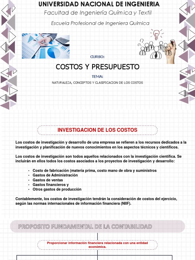Clasificación y Naturaleza de Costos | PDF | Contabilidad | Costo