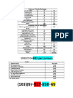 PURONG KILIG PRICING Etc