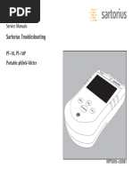 Sartorius Troubleshooting: Service Manuals