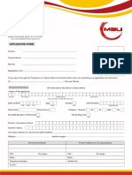 Admission Form