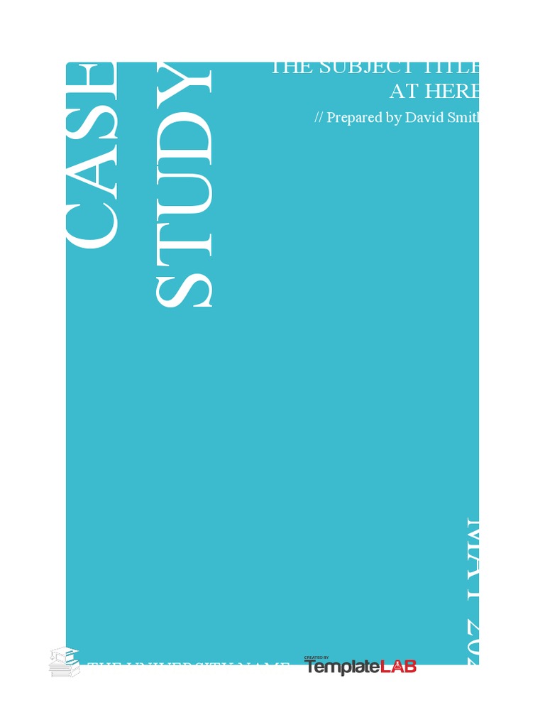 Case Study Cover Page | PDF